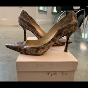 Snakeskin Jimmy Choo Heels